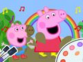 Igra Pobarvanka: Peppa Pig Muddy Funny spletu Igra Pobarvanka: Peppa Pig Muddy Funny spletu
