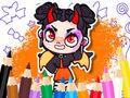 Igra Pobarvanka: Avatar World Cute Devil  spletu