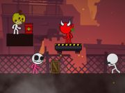 Igra Stickman noč preživi spletu