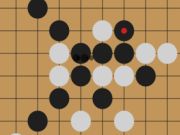 Igra Gomoku: pet kamnov v vrsti  spletu