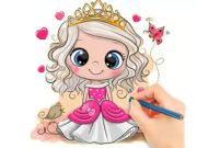 Igra Pobarvanka: Chibi Doll Princess  spletu
