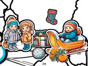 Igra Knjiga z nalepkami Puzzle: Barvaj po številkah  spletu