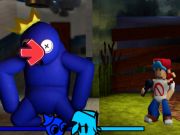 Igra FNF proti Rainbow Friends  spletu