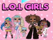 Igra L. O. L OMG Girls Coloring Book  spletu