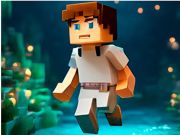Igra Noobik Parkour v jami!  spletu