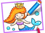 Igra Risba za malčke: Mermaid  spletu
