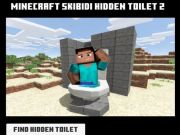 Igra Minicraft Skibidi Hidden WC 2  spletu