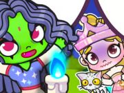 Igra Sestavljanka: Elphaba in Glinda  spletu