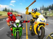 Igra Moto Attack - kolesarske dirke  spletu