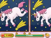 Igra Unicorn Poiščite razlike  spletu