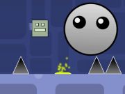 Igra Geometrija Dash: kliker in ravni  spletu