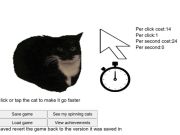 Igra Spinning Cat Clicker  spletu