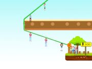 Igra Zipline ljudje rešijo  spletu