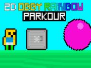 Igra 2d obby mavrični parkour  spletu