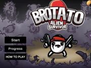 Igra Preživel Brotato Alien  spletu