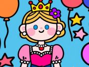 Igra Barva po kodi: Mala princesa  spletu