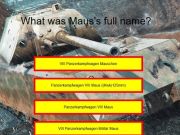 Igra Tank kviz: Maus  spletu