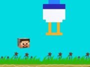 Igra Piščančji jokej: let v Minecraftu spletu