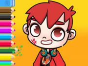Igra Barvanje knjig: Avatar World Schoolboy spletu
