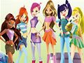 Igra Zbirka sestavljanke Winx Club  spletu