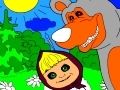 Igra Maša in medved v gozdu  spletu
