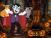 Igra Živali, ki so padle v vampirji, bežijo spletu