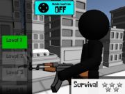 Igra Stykman: Gunner iz pištole 3D spletu