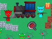 Igra Sprinks: zaščita vlakov spletu