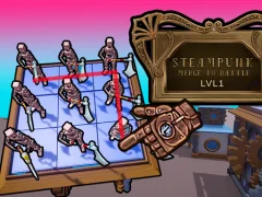 Igra Steampunk Merge To Battle spletu