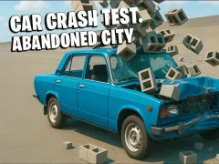 Igra Car Crash Test Abandoned City spletu