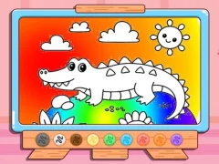 Igra Coloring Book: Crocodile spletu