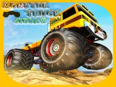 Igra Monster Trucks Jigsaw spletu