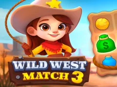 Igra Wild West Match 3 spletu