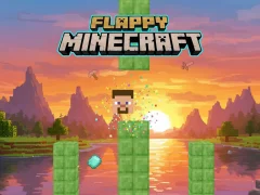 Igra Flappy Minecraft spletu
