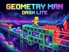 Igra Geometry Man Dash Lite spletu