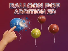 Igra Balloon Pop Addition 3D spletu