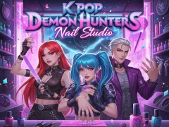 Igra K Pop Demon Hunters Nail Studio spletu