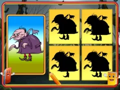 Igra Shadow Match Halloween spletu