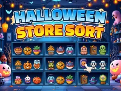 Igra Halloween Store Sort spletu