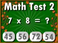 Igra Math Test 2 spletu