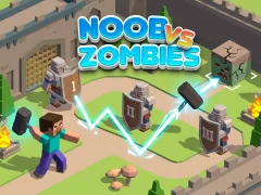 Igra Noob vs Zombies spletu