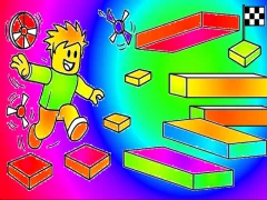 Igra Coloring Book: Roblox Obby Runner spletu