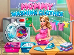 Igra Mommy washing clothes spletu