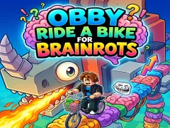 Igra Obby Ride a Bike For Brainrots spletu