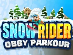 Igra Snow Rider Obby Parkour spletu