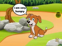 Igra Feed The Dog Meal spletu