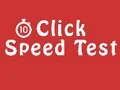 Igra Click Speed Test spletu