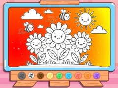Igra Coloring Book: Happy Flower spletu