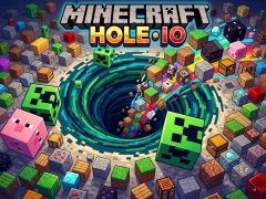 Igra Minecraft Hole IO spletu