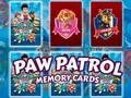 Igra Paw Patrol Memory Cards spletu